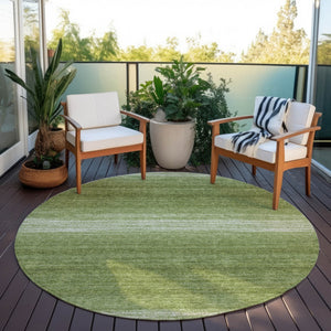 Homeroots 3' Brown And Beige Abstract Washable Area Rug For Indoor And Outdoor Use – Durable And Stylish 8' Round Polyester 599954