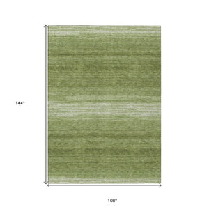 Homeroots 3' Brown And Beige Abstract Washable Area Rug For Indoor And Outdoor Use – Durable And Stylish 9' X 12' Polyester 599956