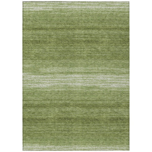 HomeRoots 5' Green and Ivory Abstract Area Rug – Durable, Washable Design for Indoor and Outdoor Spaces 10' X 14' 599957