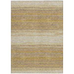 Homeroots 3' Brown And Beige Abstract Washable Area Rug For Indoor And Outdoor Use – Durable And Stylish 3' X 5' Polyester 599958
