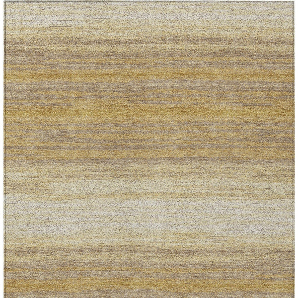 Homeroots 3' Brown And Beige Abstract Washable Area Rug For Indoor And Outdoor Use – Durable And Stylish 10' X 14' Polyester 599963
