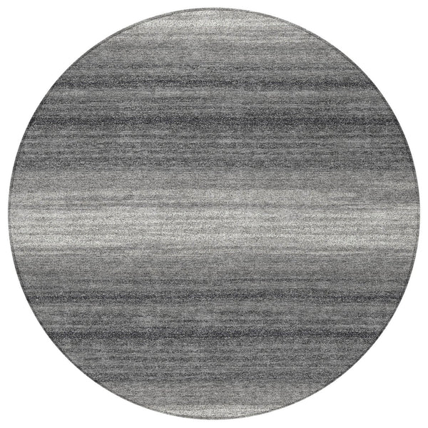 Homeroots 3' Brown And Beige Abstract Washable Area Rug For Indoor And Outdoor Use – Durable And Stylish 8' Round Polyester 599966