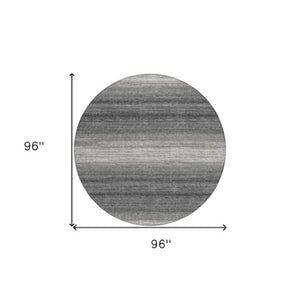 Homeroots 3' Brown And Beige Abstract Washable Area Rug For Indoor And Outdoor Use – Durable And Stylish 8' Round Polyester 599966