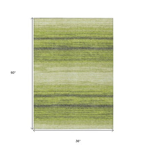 Homeroots 3' Brown And Beige Abstract Washable Area Rug For Indoor And Outdoor Use – Durable And Stylish 3' X 5' Polyester 599976