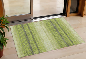 Homeroots 3' Brown And Beige Abstract Washable Area Rug For Indoor And Outdoor Use – Durable And Stylish 3' X 5' Polyester 599976