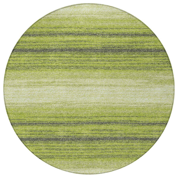 Homeroots 3' Brown And Beige Abstract Washable Area Rug For Indoor And Outdoor Use – Durable And Stylish 8' Round Polyester 599978