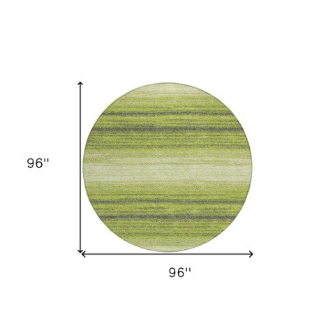 Homeroots 3' Brown And Beige Abstract Washable Area Rug For Indoor And Outdoor Use – Durable And Stylish 8' Round Polyester 599978