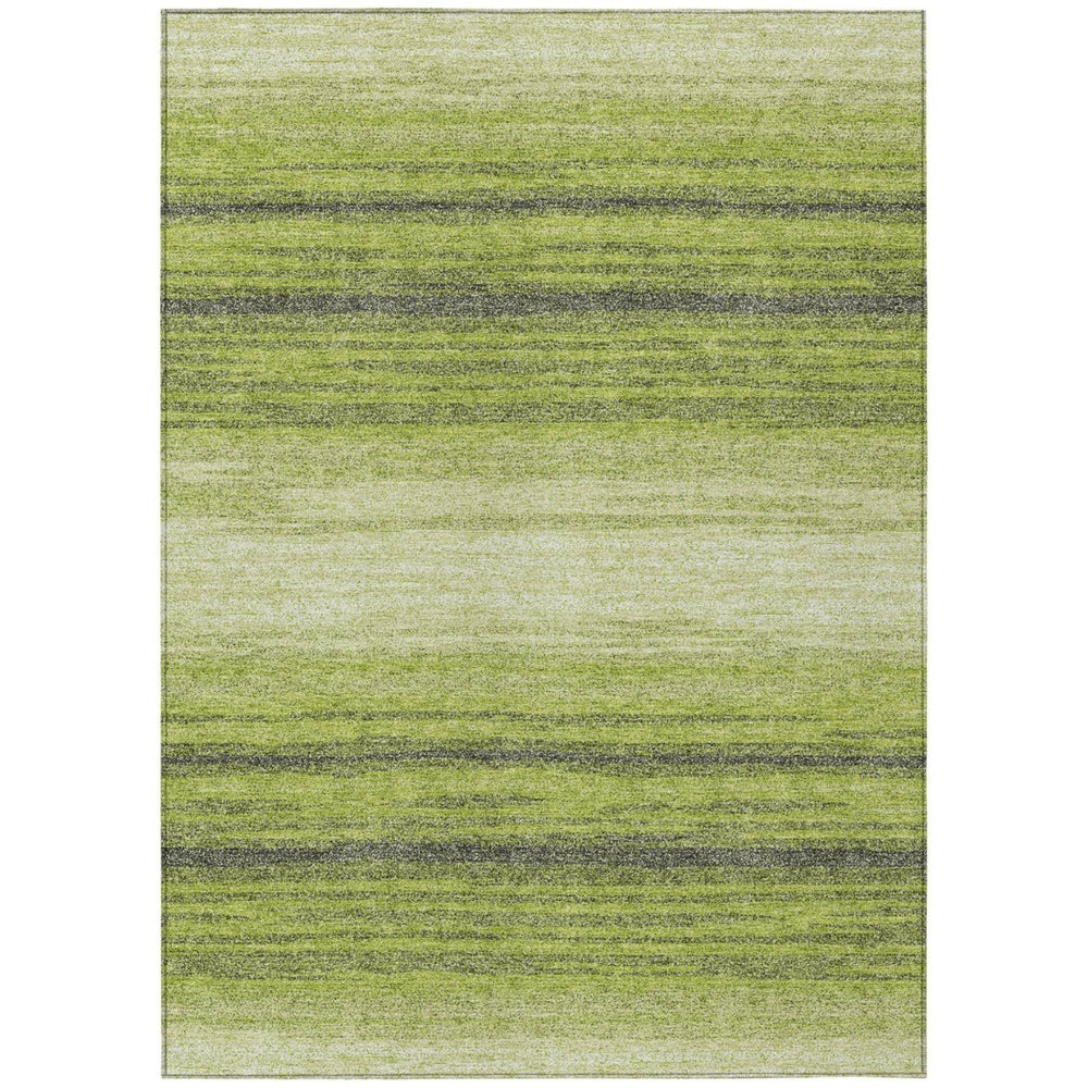 HomeRoots 9' X 12' Vibrant Lime Green Abstract Area Rug - Stylish, Washable Indoor/Outdoor Decor for All Spaces 599980