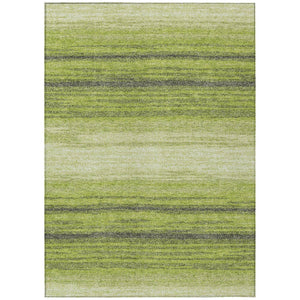 HomeRoots 5' Vibrant Lime Green Abstract Area Rug - Durable, Machine-Washable Indoor/Outdoor Design for All Spaces 10' X 14' 599981