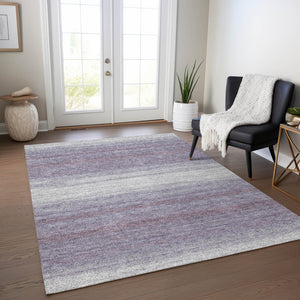 Homeroots 3' Brown And Beige Abstract Washable Area Rug For Indoor And Outdoor Use – Durable And Stylish 5' X 8' Polyester 599983