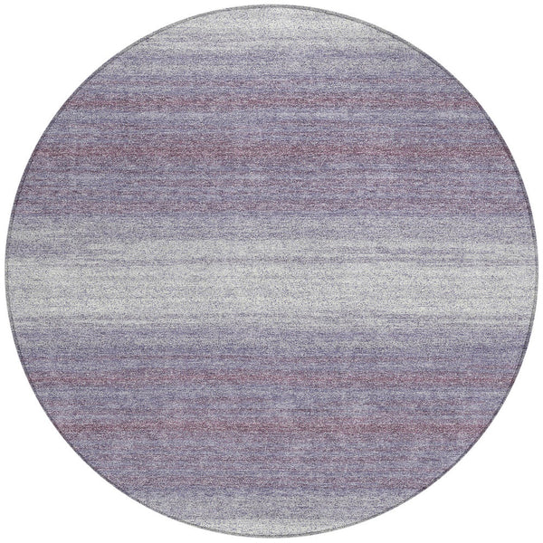 Homeroots 3' Brown And Beige Abstract Washable Area Rug For Indoor And Outdoor Use – Durable And Stylish 8' Round Polyester 599984