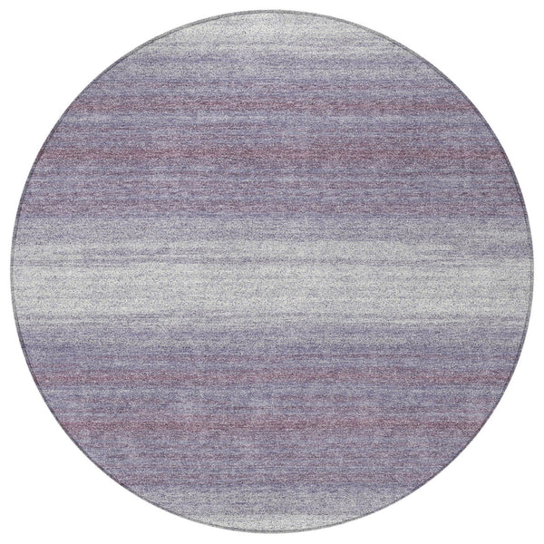 Homeroots 3' Brown And Beige Abstract Washable Area Rug For Indoor And Outdoor Use – Durable And Stylish 8' Round Polyester 599984
