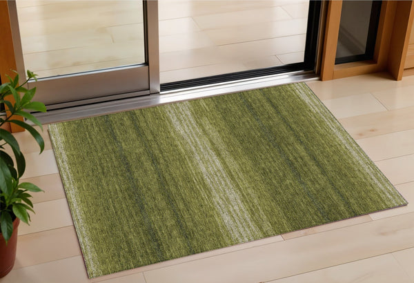 Homeroots 3' Brown And Beige Abstract Washable Area Rug For Indoor And Outdoor Use – Durable And Stylish 3' X 5' Polyester 599988