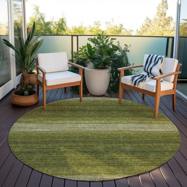 Homeroots 3' Brown And Beige Abstract Washable Area Rug For Indoor And Outdoor Use – Durable And Stylish 8' Round Polyester 599990