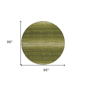 Homeroots 3' Brown And Beige Abstract Washable Area Rug For Indoor And Outdoor Use – Durable And Stylish 8' Round Polyester 599990