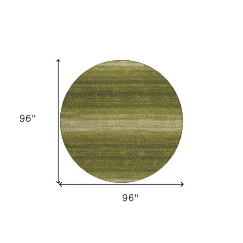 Homeroots 3' Brown And Beige Abstract Washable Area Rug For Indoor And Outdoor Use – Durable And Stylish 8' Round Polyester 599990