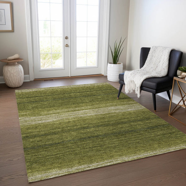 Homeroots 3' Brown And Beige Abstract Washable Area Rug For Indoor And Outdoor Use – Durable And Stylish 9' X 12' Polyester 599992