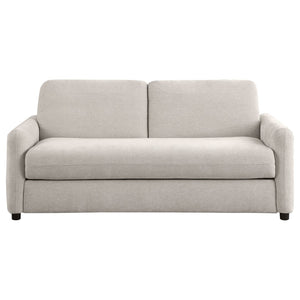 English Elm Welker Beige Polyester Queen Sleeper Sofa with Memory Foam and Slim Track Arms B062P451727