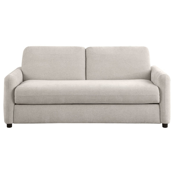English Elm Welker Beige Polyester Queen Sleeper Sofa with Memory Foam and Slim Track Arms B062P451727