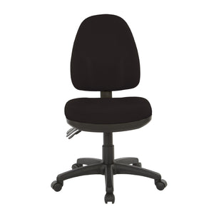 OSP Home Furnishings Dual Function Ergonomic Office Chair with Lumbar Support and Adjustable Foam Seat 36420-R107