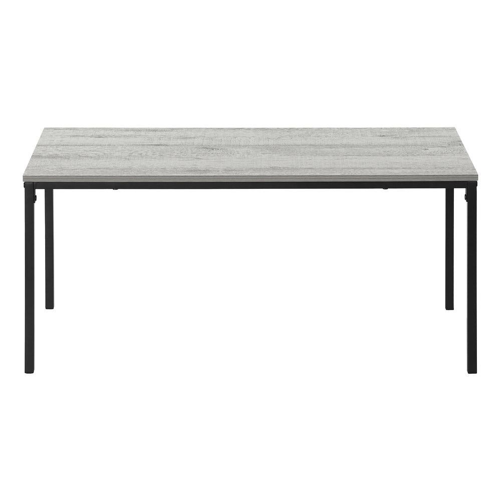 English Elm Coffee Table - Modern Grey Laminate Top With Sturdy Black Metal Base, Perfect For Small Spaces! B2710P219435