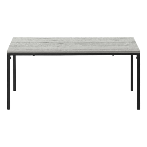 English Elm Coffee Table - Modern Grey Laminate Top With Sturdy Black Metal Base, Perfect For Small Spaces! B2710P219435