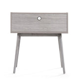 Christopher Knight Home® - Noble House - Ellison Mid Century Modern Grey Oak Finished Fiberboard Home Office Desk