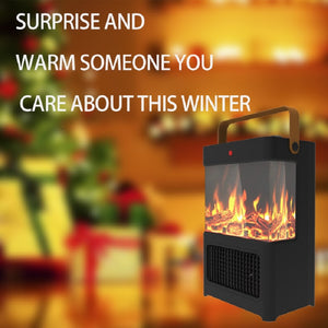 English Elm Electric Fireplace Heater with 3d Led Flame Effect 1500w Portable Indoor Warmth W2710P223281
