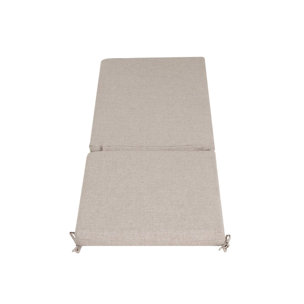 English Elm Christopher Knight Home® - Noah Outdoor Chaise Lounge Cushion - Stylish Beige, Weather-Resistant, Comfortable & Easy Care N775P291468B