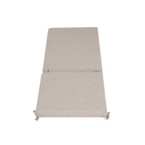 English Elm Christopher Knight Home® - Noah Outdoor Chaise Lounge Cushion - Stylish Beige, Weather-Resistant, Comfortable & Easy Care N775P291468B