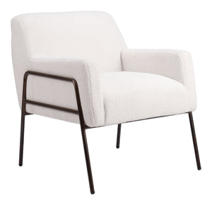 Charleston Accent Chair Cream 109524 Zuo Modern