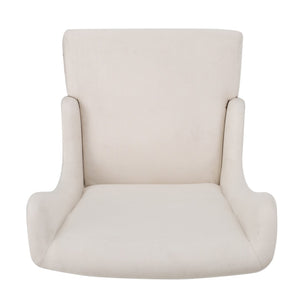 English Elm Dining Chair Tall Wingback Upholstered Seat Birch Legs Contemporary Statement Piece N769P386662W