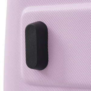 English Elm Hardshell 3 Piece Luggage Set Abs Spinner Suitcase with Tsa Lock Telescoping Handle Pink Purple N732P308497I