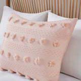 Intelligent Design Lucy Modern/Contemporary Clip Jacquard Comforter Set ID10-2193 Pink