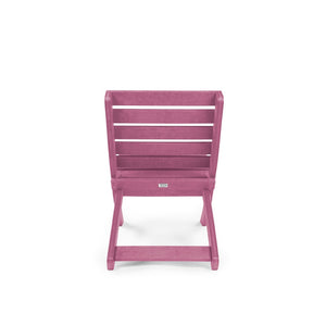 English Elm Grandcourt Recycled Hdpe Outdoor Folding Chair with Marine Grade Hardware for Patio Use Burgundy B2745P409674