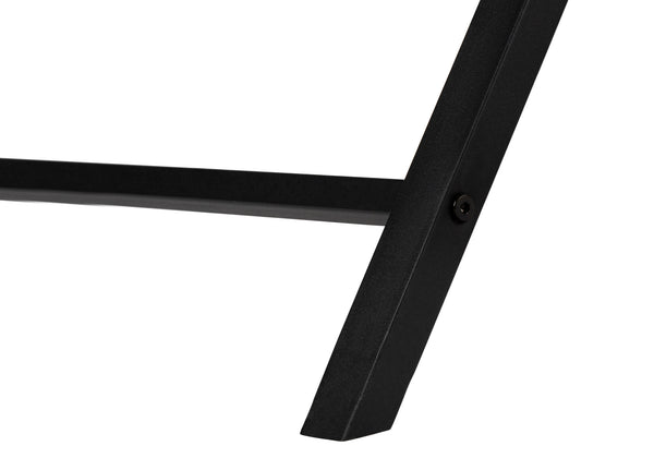 English Elm Computer L-Shape Desk 55" Corner Office Workspace with Spacious Laminate Top and Black Metal Base Grey 36 L x 25 W x 8 H B2710P219640