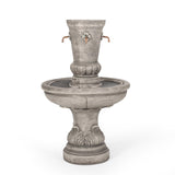 Christopher Knight Home® - Noble House - Frederick Outdoor 4 Spout Fountain, Light Brown