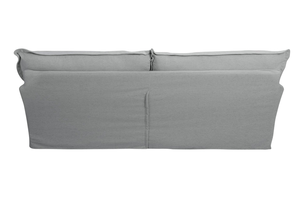 English Elm 87.4'' Modern Comfy Upholstered Sofa Cloud Couch with Deep Seats, Removable Covers, Plush Pillows, Grey W2357P254994