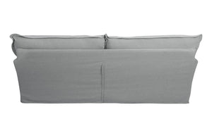 English Elm 87.4'' Modern Comfy Upholstered Sofa Cloud Couch with Deep Seats, Removable Covers, Plush Pillows, Grey W2357P254994