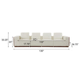 Christopher Knight Home® - Noble House - Sectional Sofa-4Seater