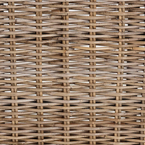 English Elm Modern Bohemian Woven Rattan Seat Mahogany Frame Entryway Bedroom Accent Bench B2750P467719