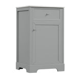 English Elm 20" Bathroom Vanity With Sink, Bathroom Cabinet With Soft Closing Door, Storage Rack and Adjustable Shelve, Grey