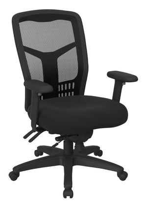 OSP Home Furnishings Progrid® High Back Ergonomic Mesh Office Chair with Lumbar Support and Pneumatic Controls 92892-231