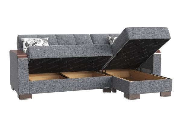 English Elm Primenest Zenaero Convertible Chaise Lounge With Storage – Stylish, Comfortable, And Versatile Design B030P303557-GIGA