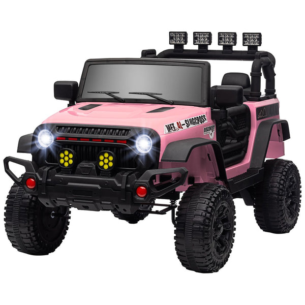 English Elm Aosom Kids Pedal Go Kart Outdoor Ride on Toy with Adjustable Seat and Handbrake Pink W2225P249866