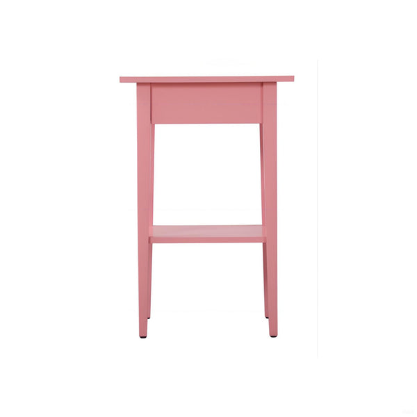 English Elm Charming Pink Nightstand - Stylish Contemporary Bedside Table With Storage For Modern Spaces B078112073