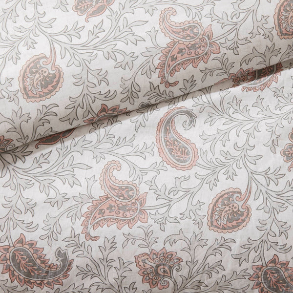 English Elm 9 Piece Cotton Percale Comforter Set – Blush Queen Stylish Shabby-Chic Bedding With Decorative Pillows B03597157
