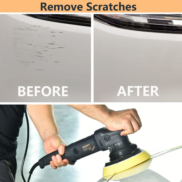 English Elm Car Rotary Polisher 7 Inch 10 Amp Variable Speed Buffer with Full Detailing Kit T3177P305039
