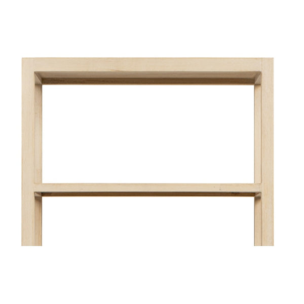 English Elm Ellis Reclaimed Pine Five Shelf Tall Bookcase with Cerused Finish for Living Spaces B2719P485506