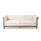 Christopher Knight Home® - Noble House - 3-Seat Sofa Beige